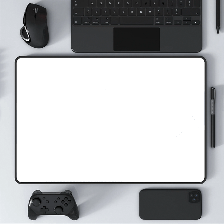 Snow Large Mouse Pad (12 x 18) product image (1)
