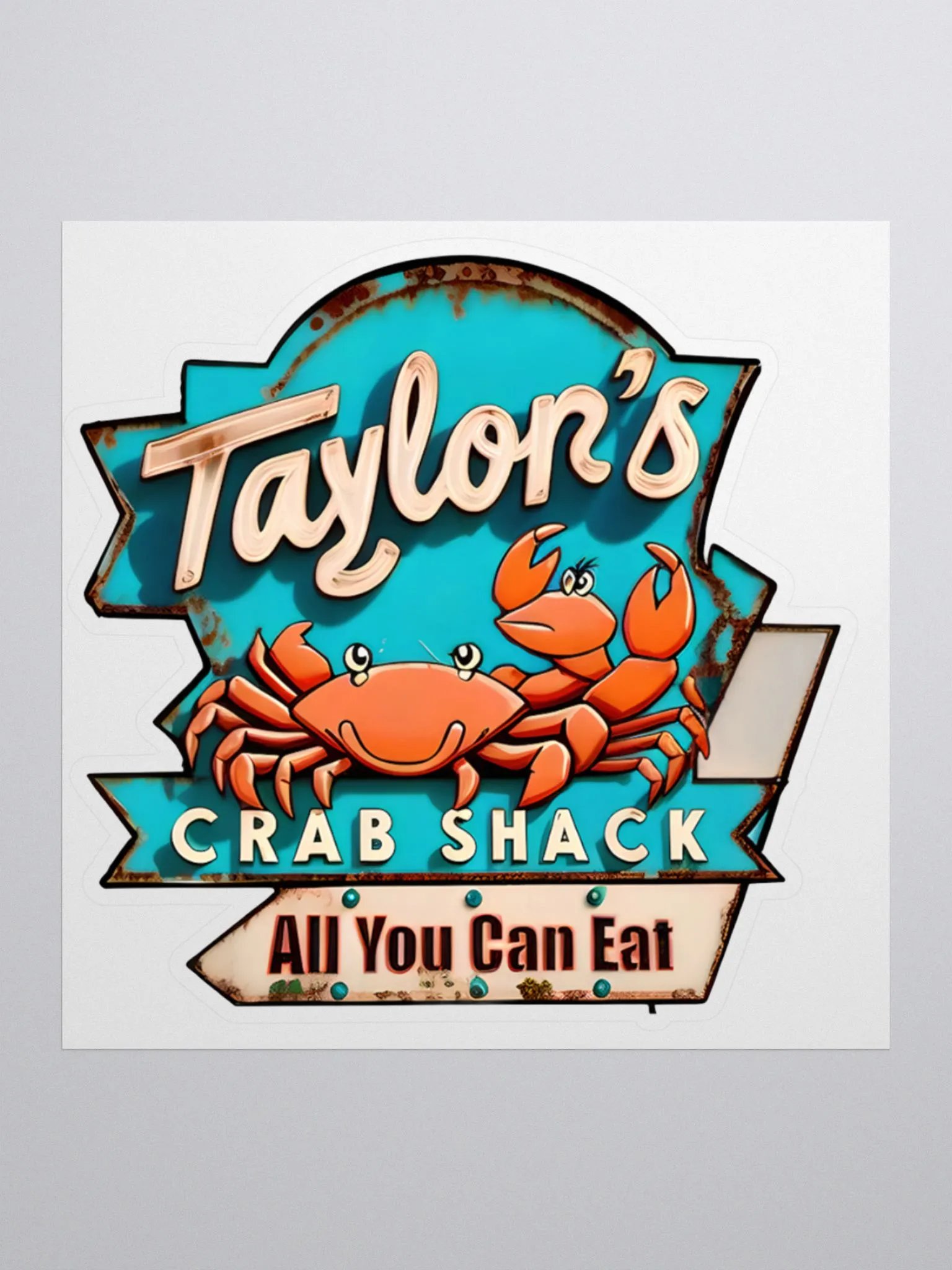 Taylor's Crab Shack Sticker product image (1)