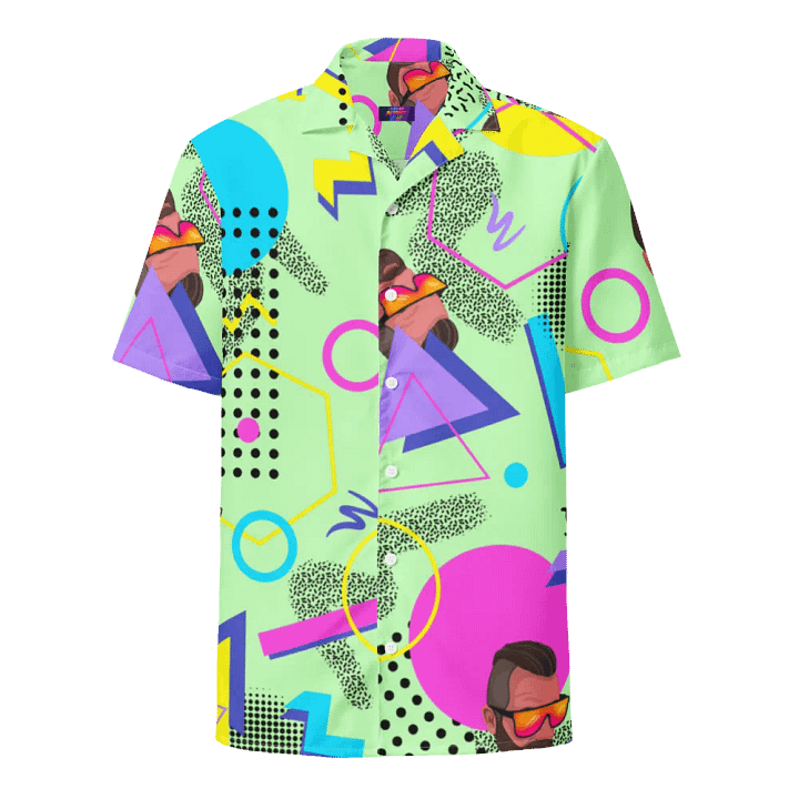 Rad Vibes Short Sleeve Hawaiian Button up product image (1)