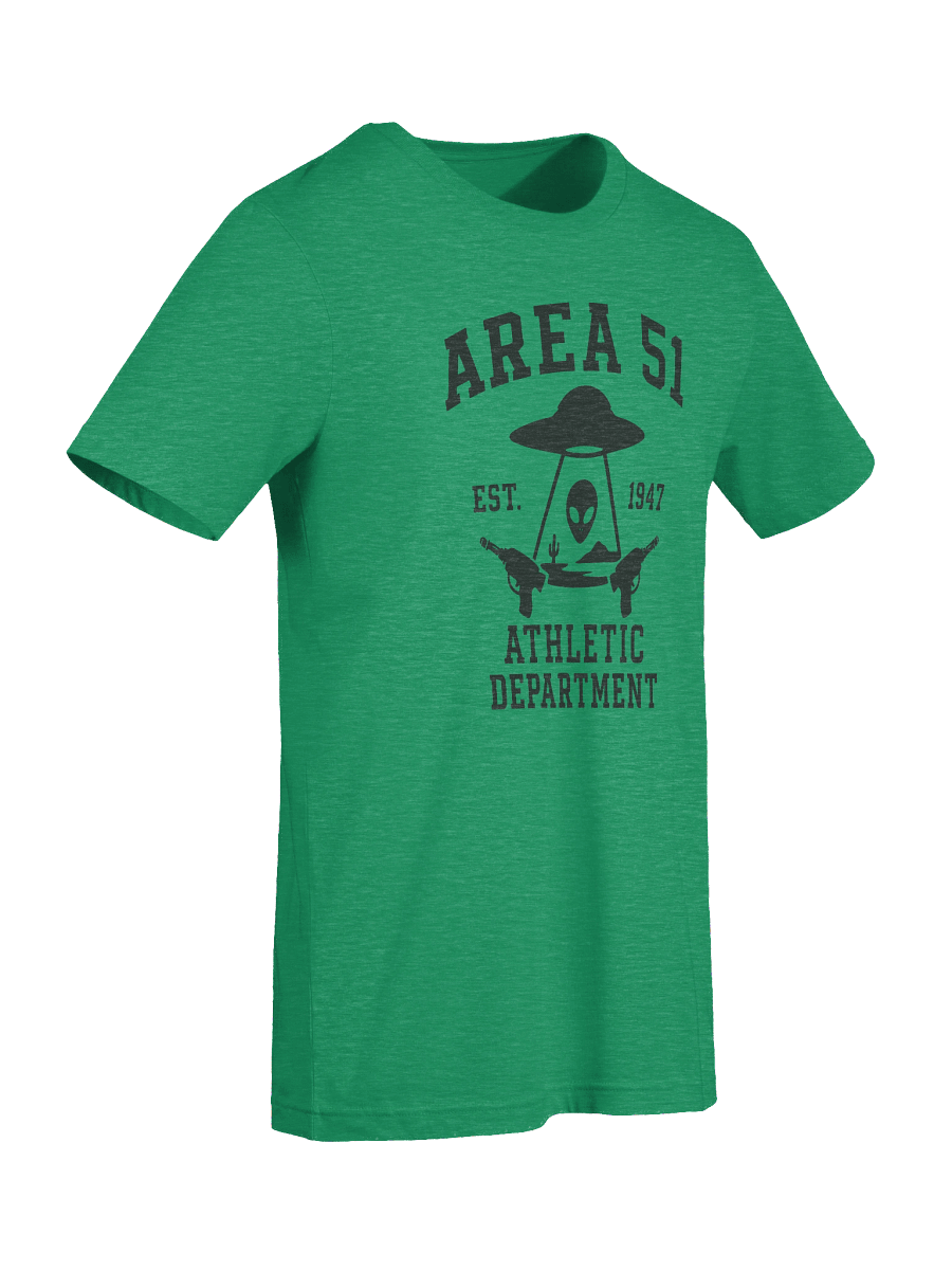 Area 51 T-Shirt – Alien UFO Roswell Tee | X-Files Athletic Department Parody product image (9)