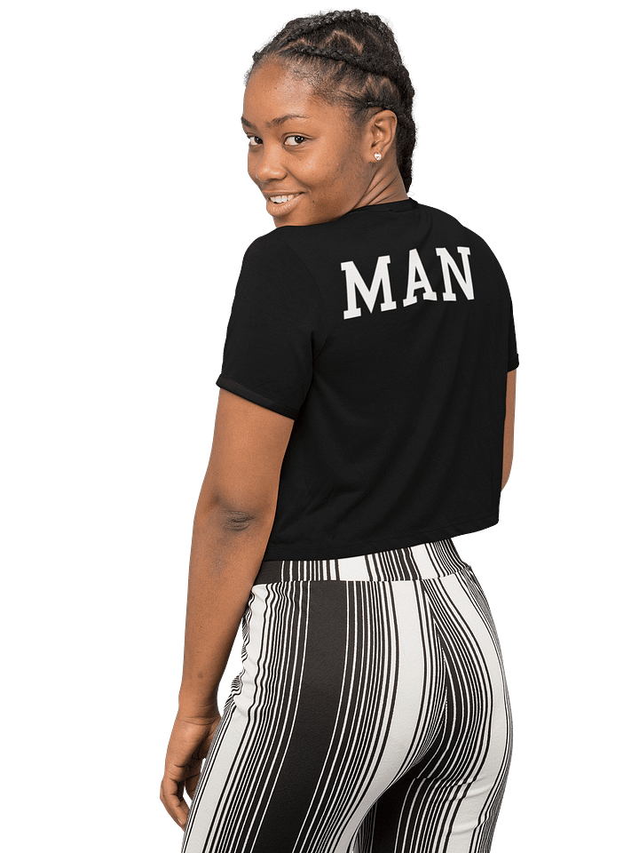 (2 sided) Moth Man crop tee product image (2)