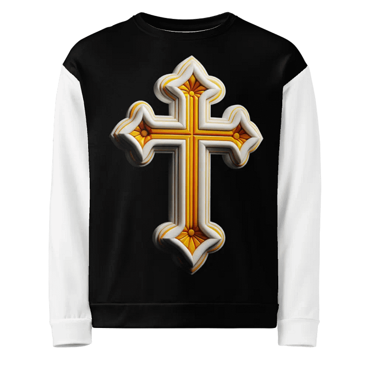 Angel and Cross - All-Over Unisex Sweatshirt #3 product image (1)