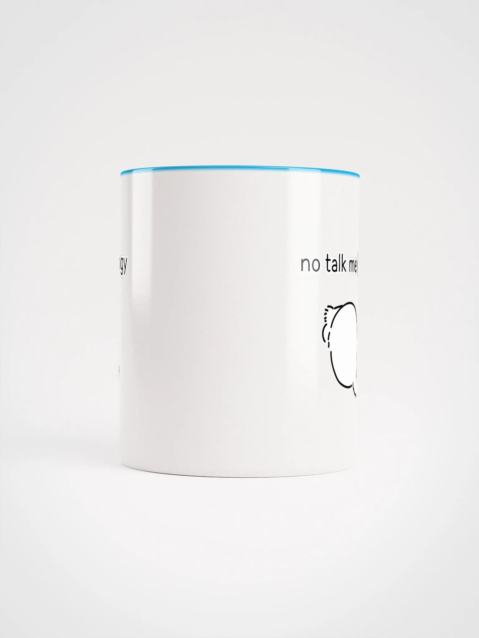 No Talk Manul Angy - Mug product image (70)