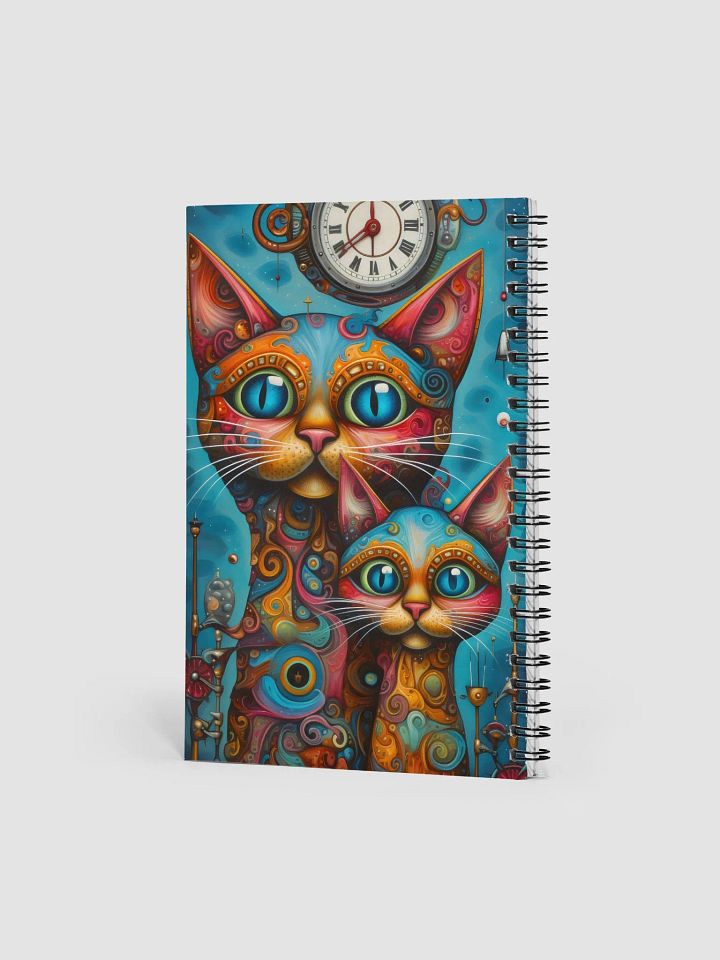 Whimsical Cats Spiral Notebook product image (2)