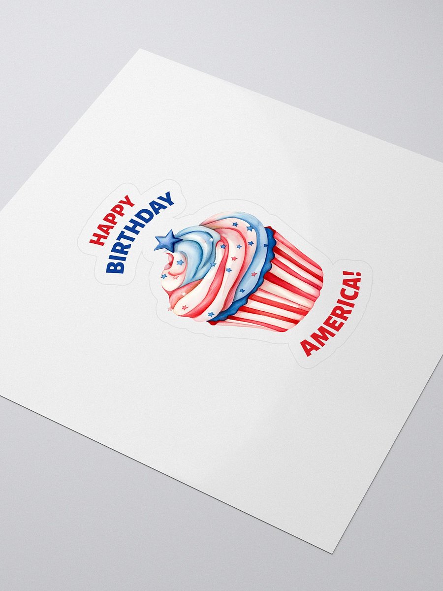 Patriotic Cupcake Celebration Stickers product image (3)