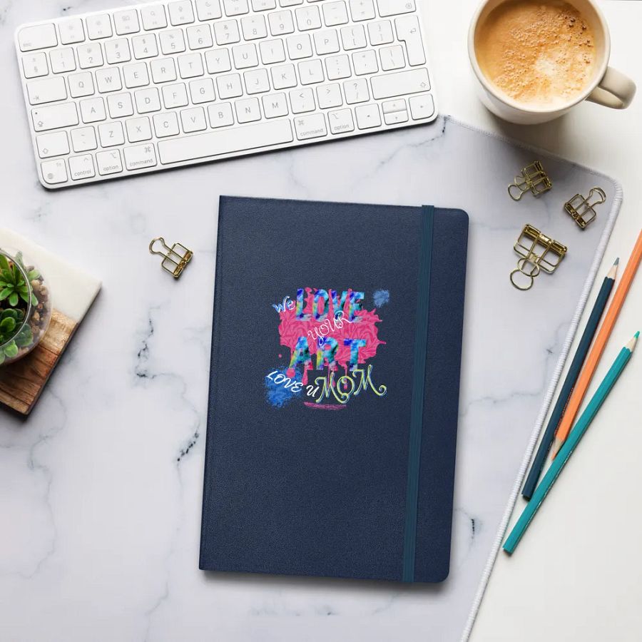 Love Art Hardcover Notebook Art Lover's Delight Hardcover Notebook for art students moms daughters friends art teachers product image (8)