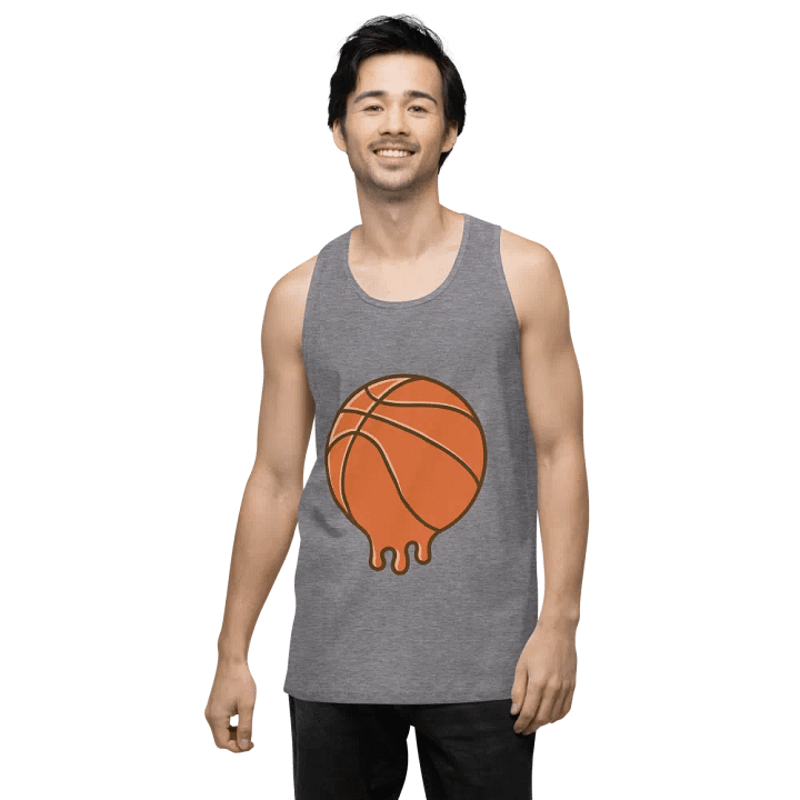 Melting Basketball Athletic Tanktop product image (2)