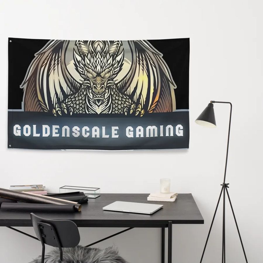 goldenScale Gaming Team Flag product image (9)