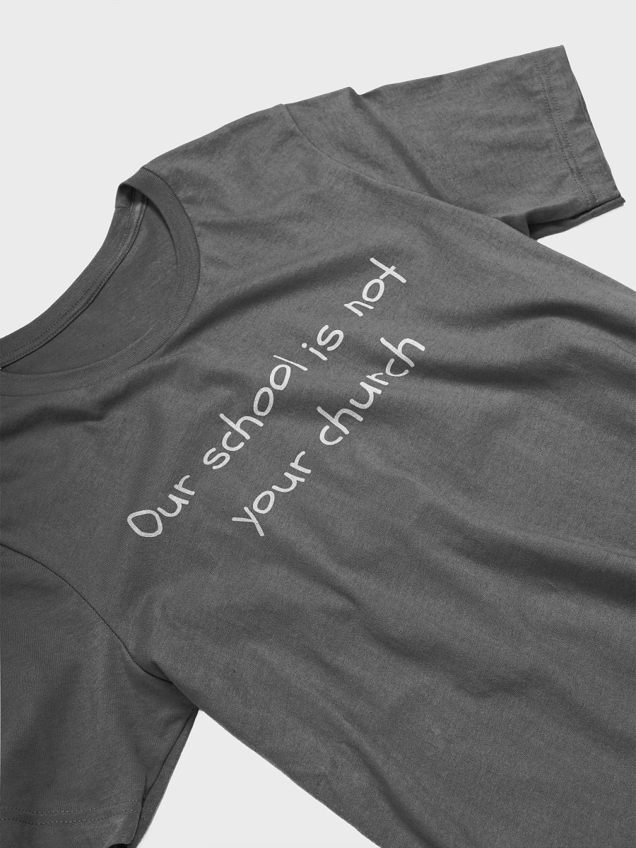 Our School Is Not Your Church Word Tee product image (3)