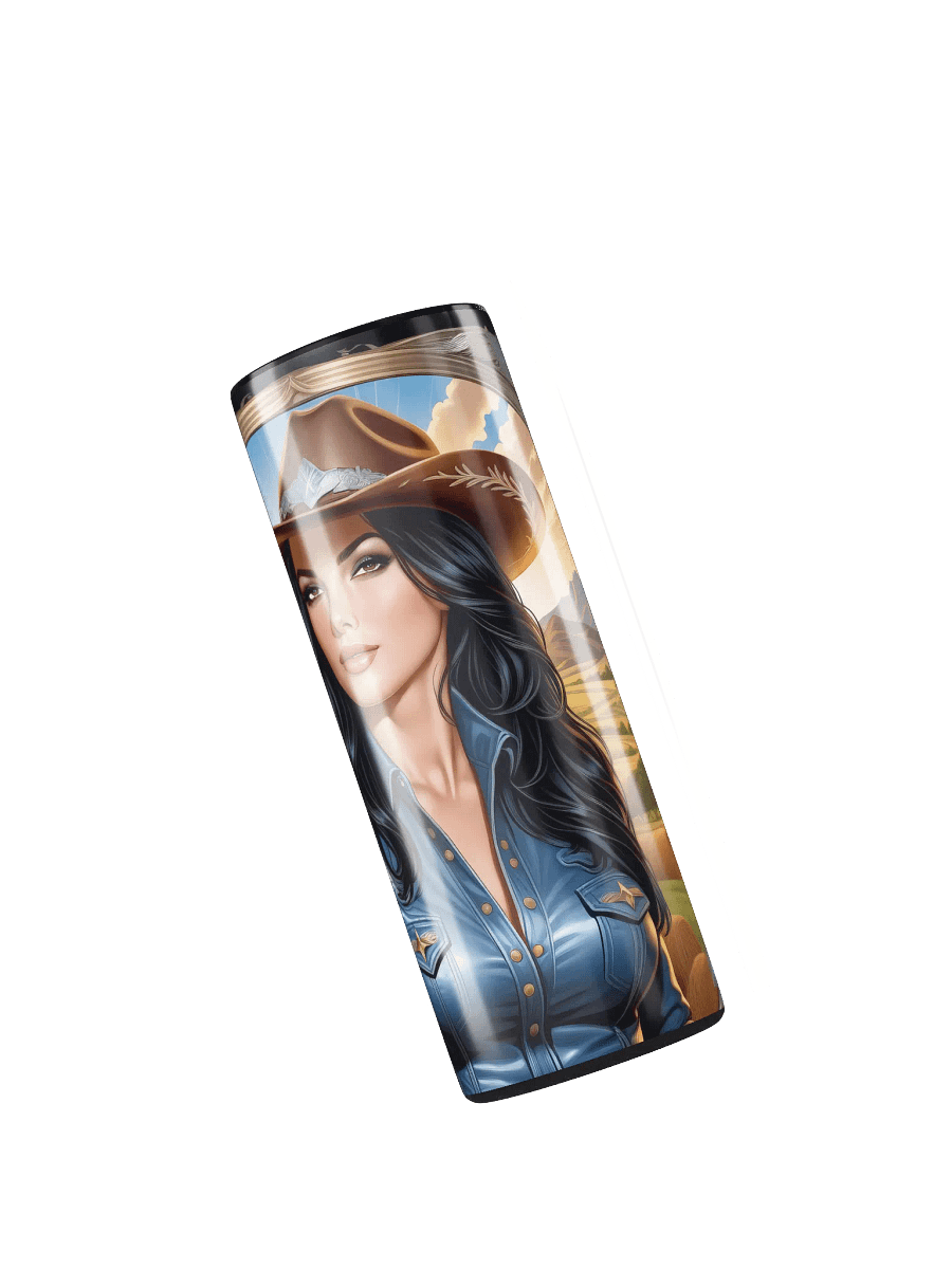 Beautiful Cowgirl 20 oz Skinny Stainless Steel Tumbler - v4 product image (4)