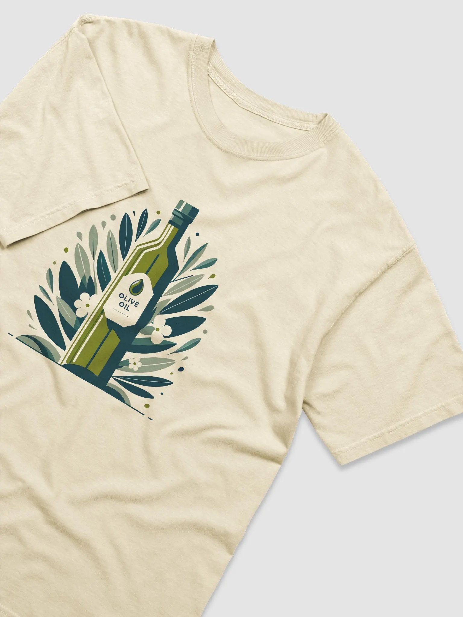 Mediterranean Olive Oil Graphic T-Shirt product image (3)