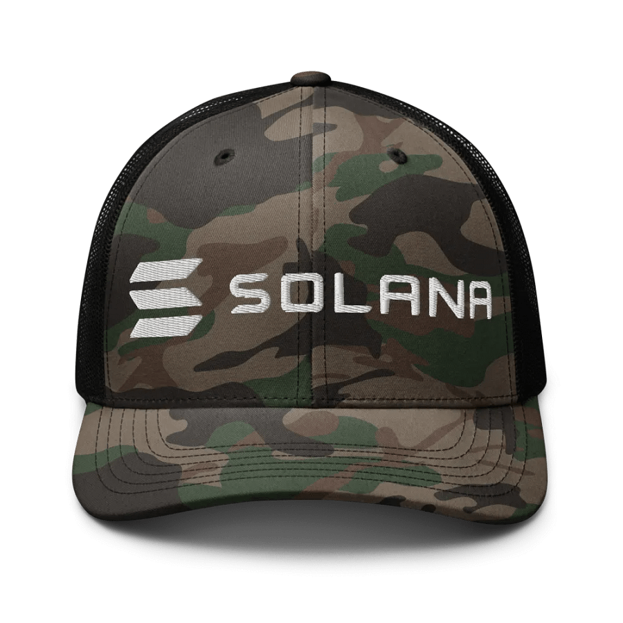 Solana Logo Embroidered Camo Hat product image (1)