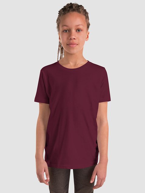 Photo showing Bella+Canvas Youth Short Sleeve T-Shirt
