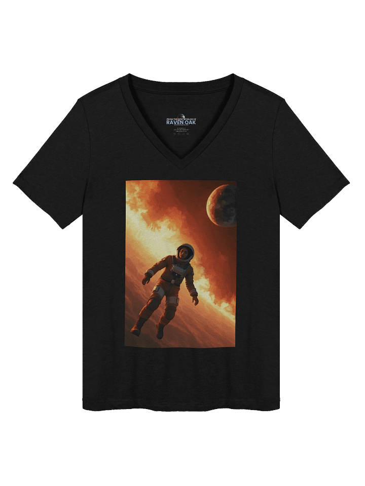 World on Fire Women's V-Neck Shirt product image (3)