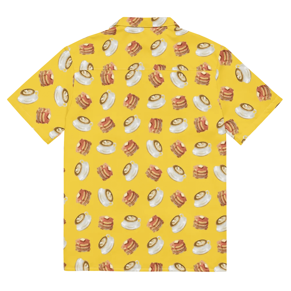 Cafe Latte Pancake Hawaiian Shirt product image (11)
