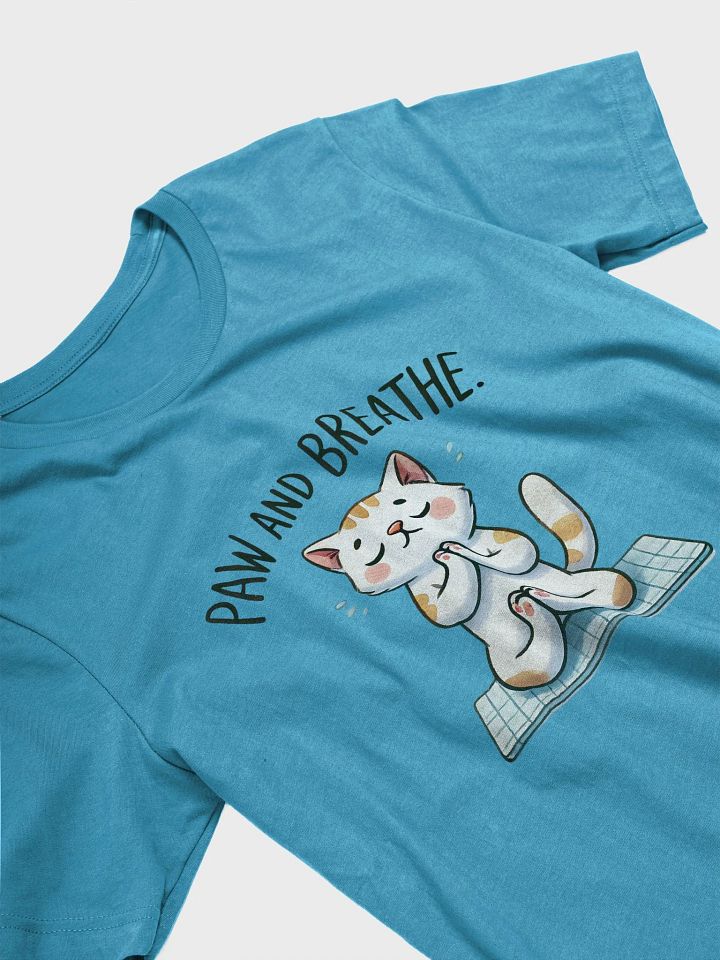 Paw and Breathe Yoga Cat T-Shirt product image (2)