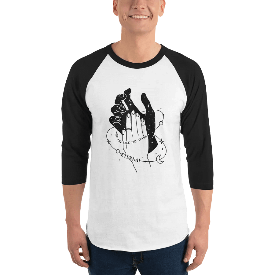 We Are Like The Stars Fine Jersey Raglan Tee product image (33)
