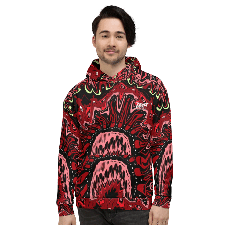 DRYPT x HALLOWEEN LTD. GROTESQUE HOODIE (SIZES S-6XL) product image (2)