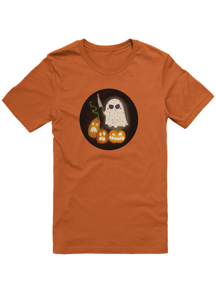 Little Ghost Pumpkin Carver - T-Shirt product image (1)