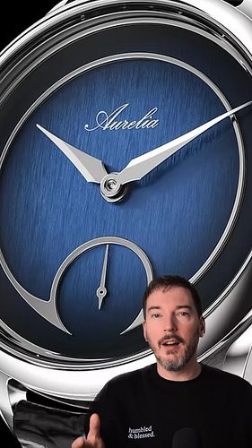 This is Aurelia, an exercise by watchmaker Benedikt Prand-Stritzko to take what he learnt working at H. Moser and pump it int...