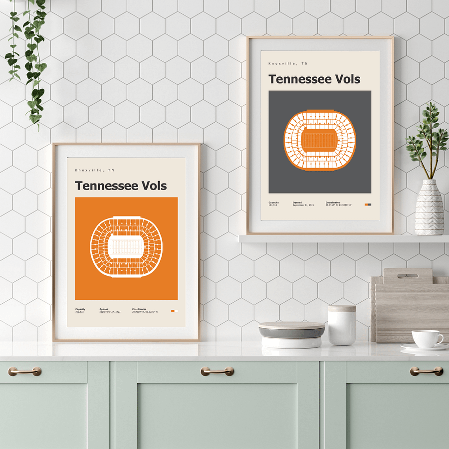 Tennessee Vols Stadium Infographic Poster product image (5)