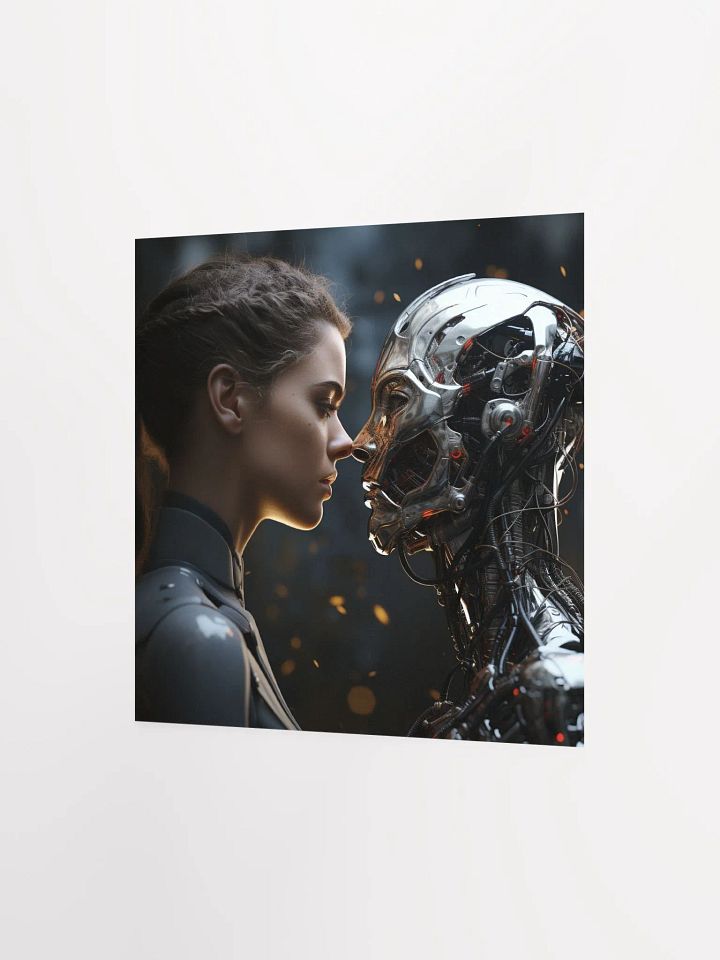 Girl with Robot Wall Art product image (10)