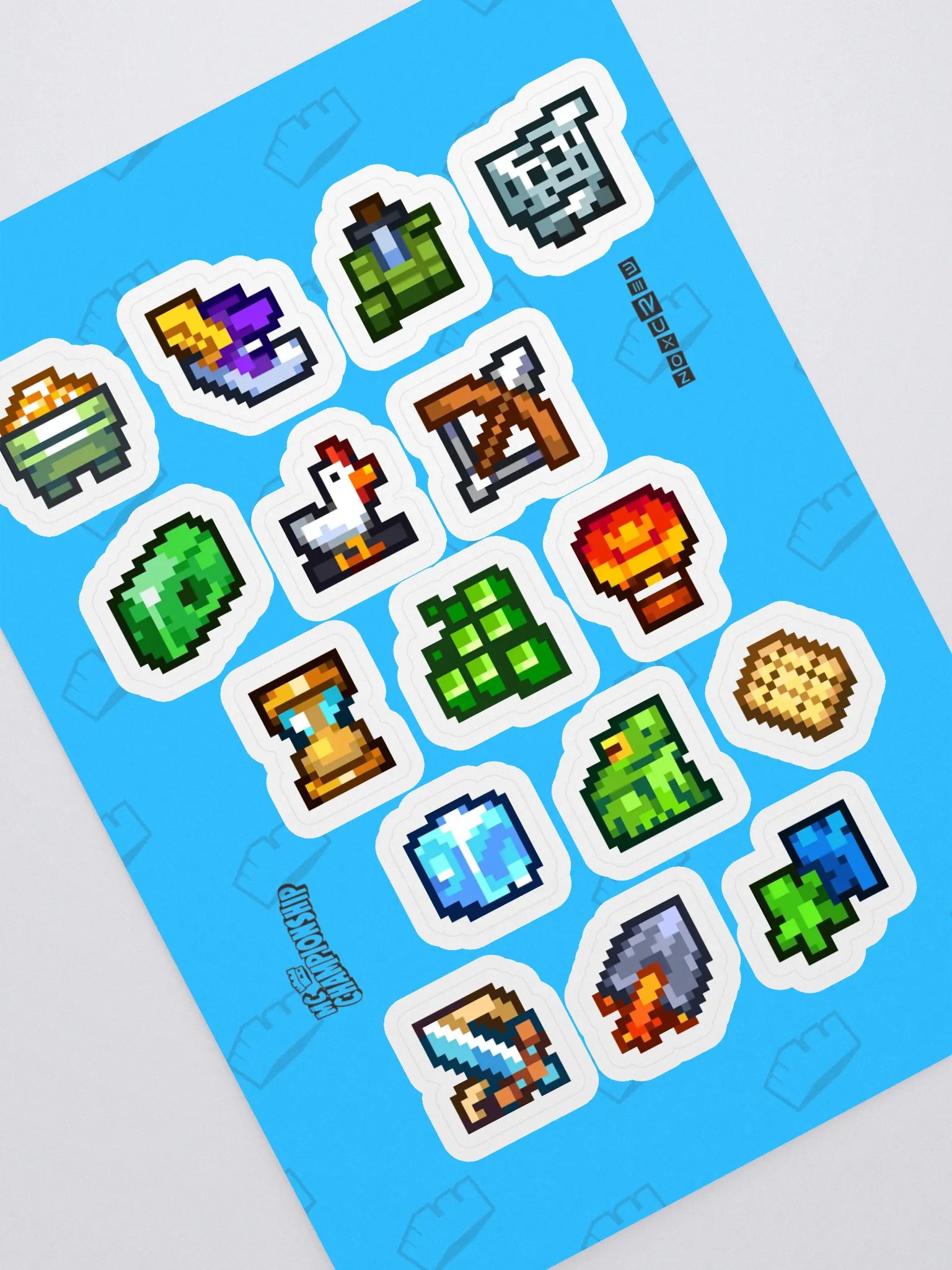 Game Sprites Sticker Sheet product image (1)