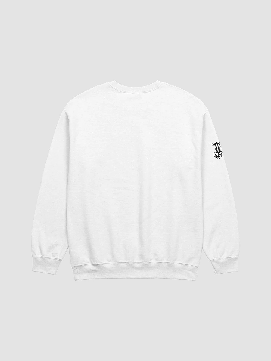 Sitting Bear White Crewneck Sweatshirt product image (2)