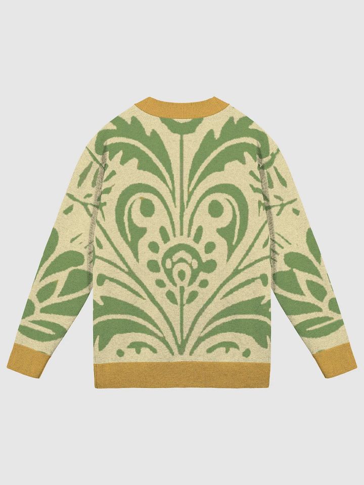 Symmetrical Floral Fusion Knit Cardigan product image (8)
