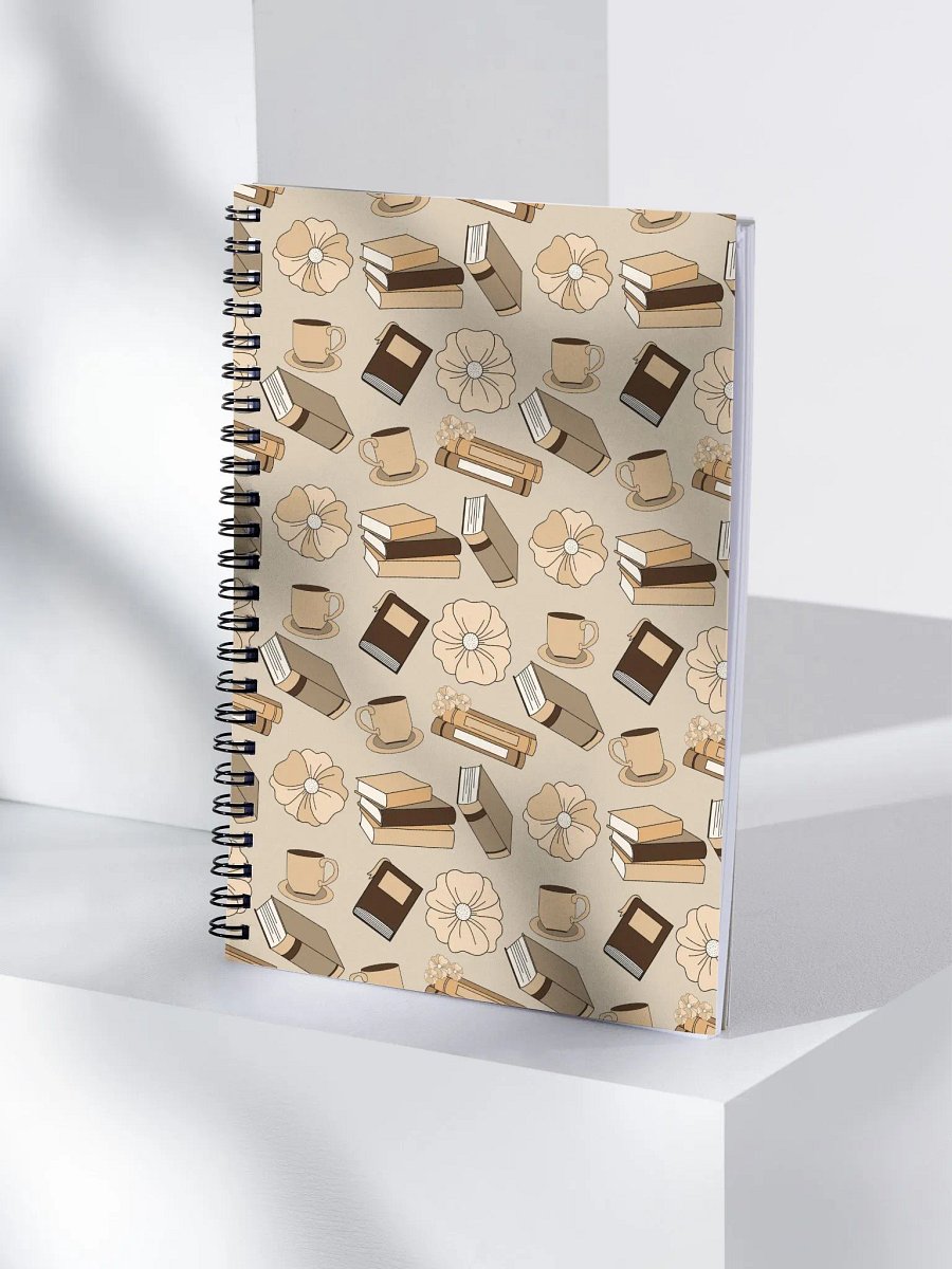 Cozy Bookworm Spiral Notebook product image (3)