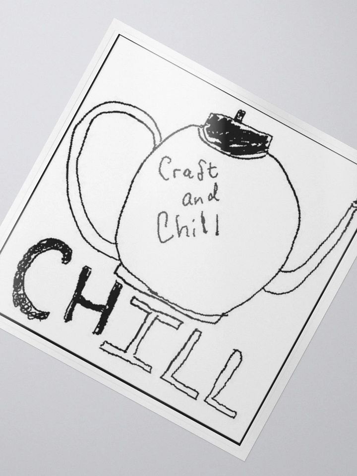 Craft and Chill sticker product image (2)