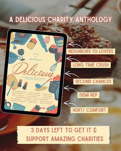 3 Days Left To Get: Delicious 🧁

Love is Delicious...

📖 Get the Delicious Anthology until 24th August on Kindle, KU & in Pap...