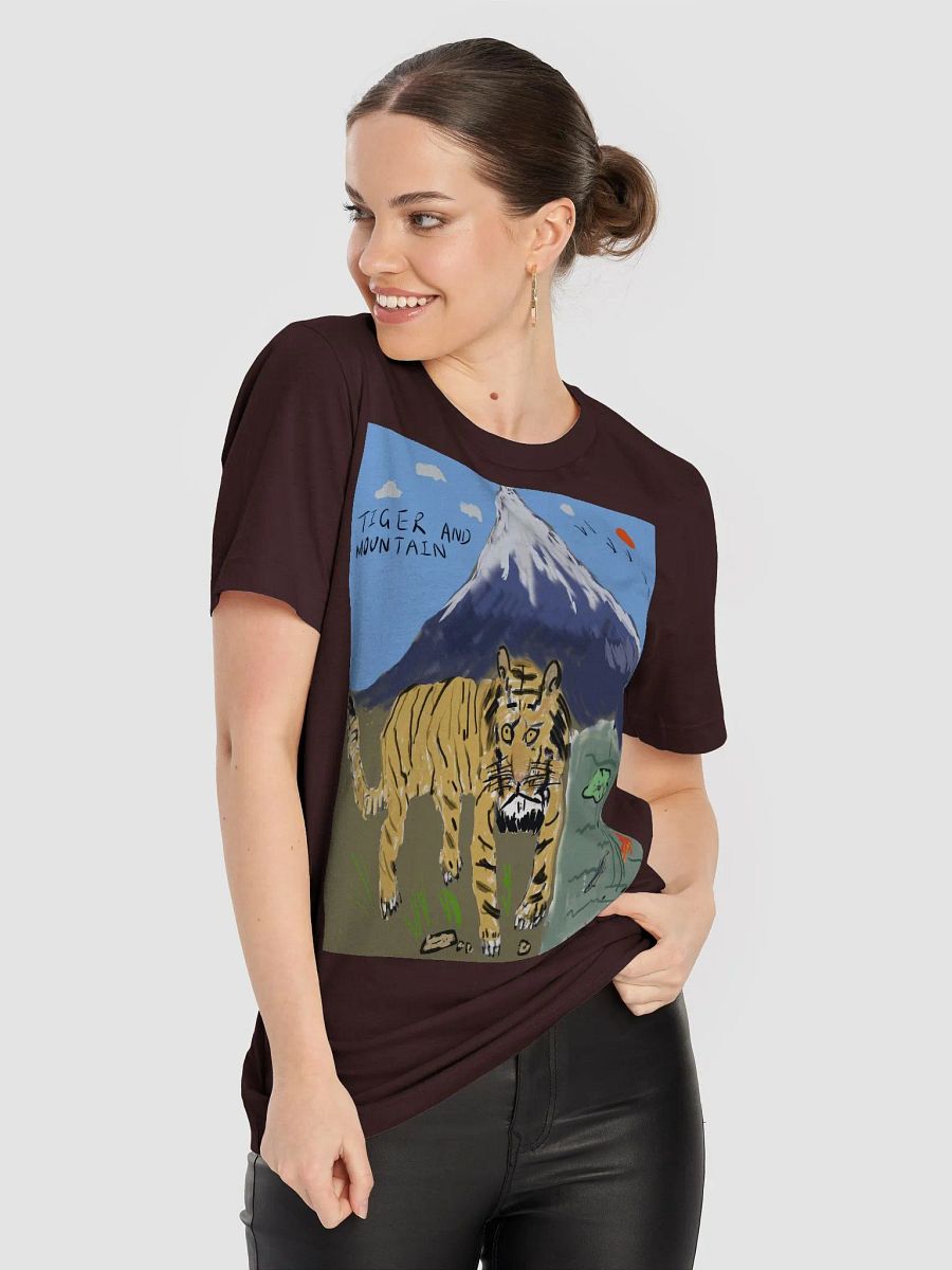 Bella+Canvas Supersoft T-Shirt: tiger and mountain product image (86)