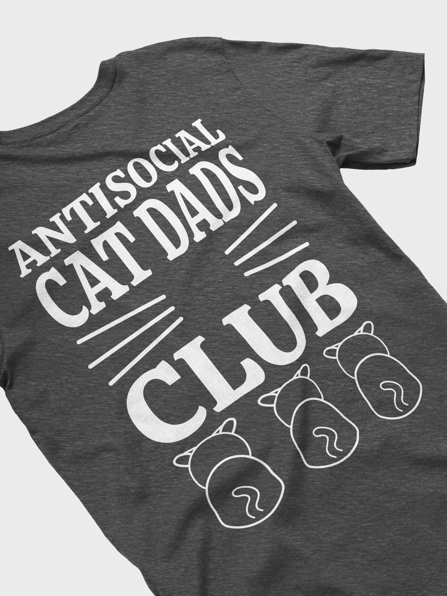 Antisocial Cat Dads Club 3 (Back Print) - Unisex Adult Super Soft Lightweight T-shirt product image (16)