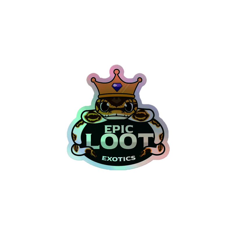 Uncommon - Epic Loot Holographic Logo Sticker