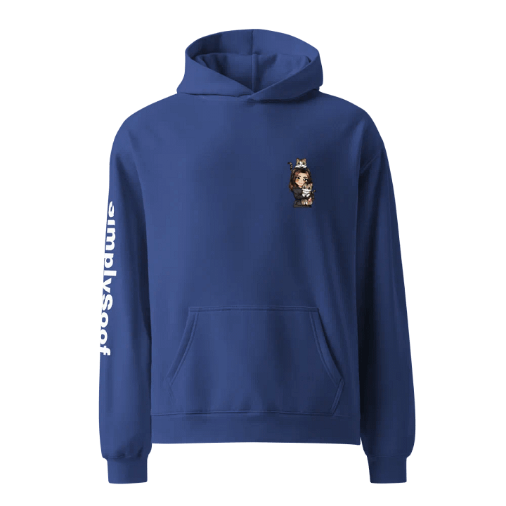 Hoodie with Soof and cats + channel name product image (13)
