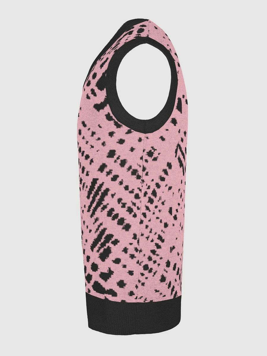 Customizable Jacquard Knit V-Neck Vest product image (30)