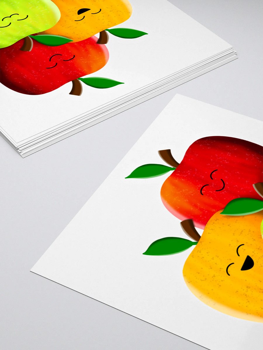 Three Apples Sticker product image (12)