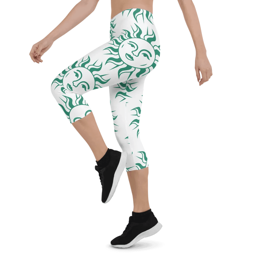 Sun Burst Capri Leggings product image (4)
