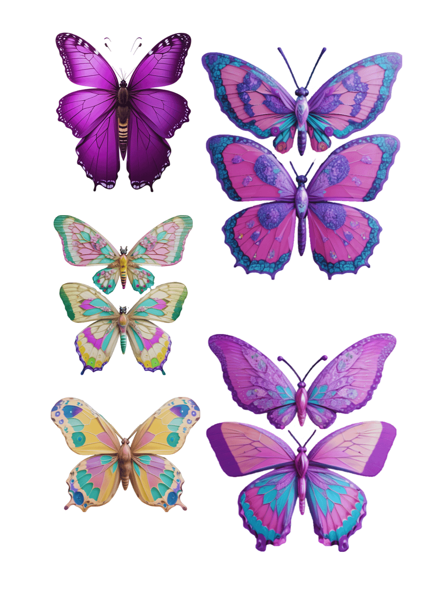 Butterfly Cut and Collage Printable product image (4)