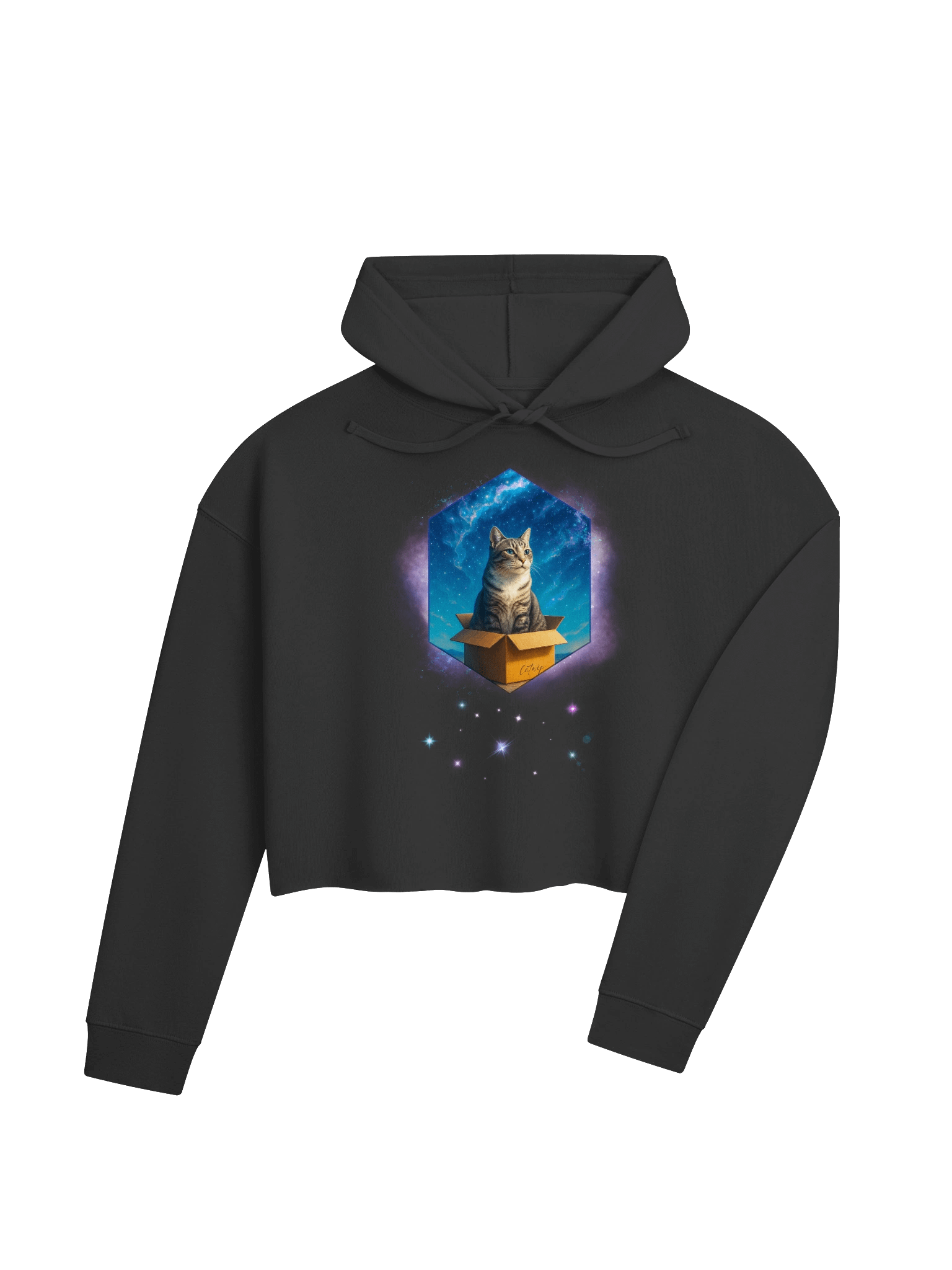 Catnip Cat Cropped Hoodie product image (4)
