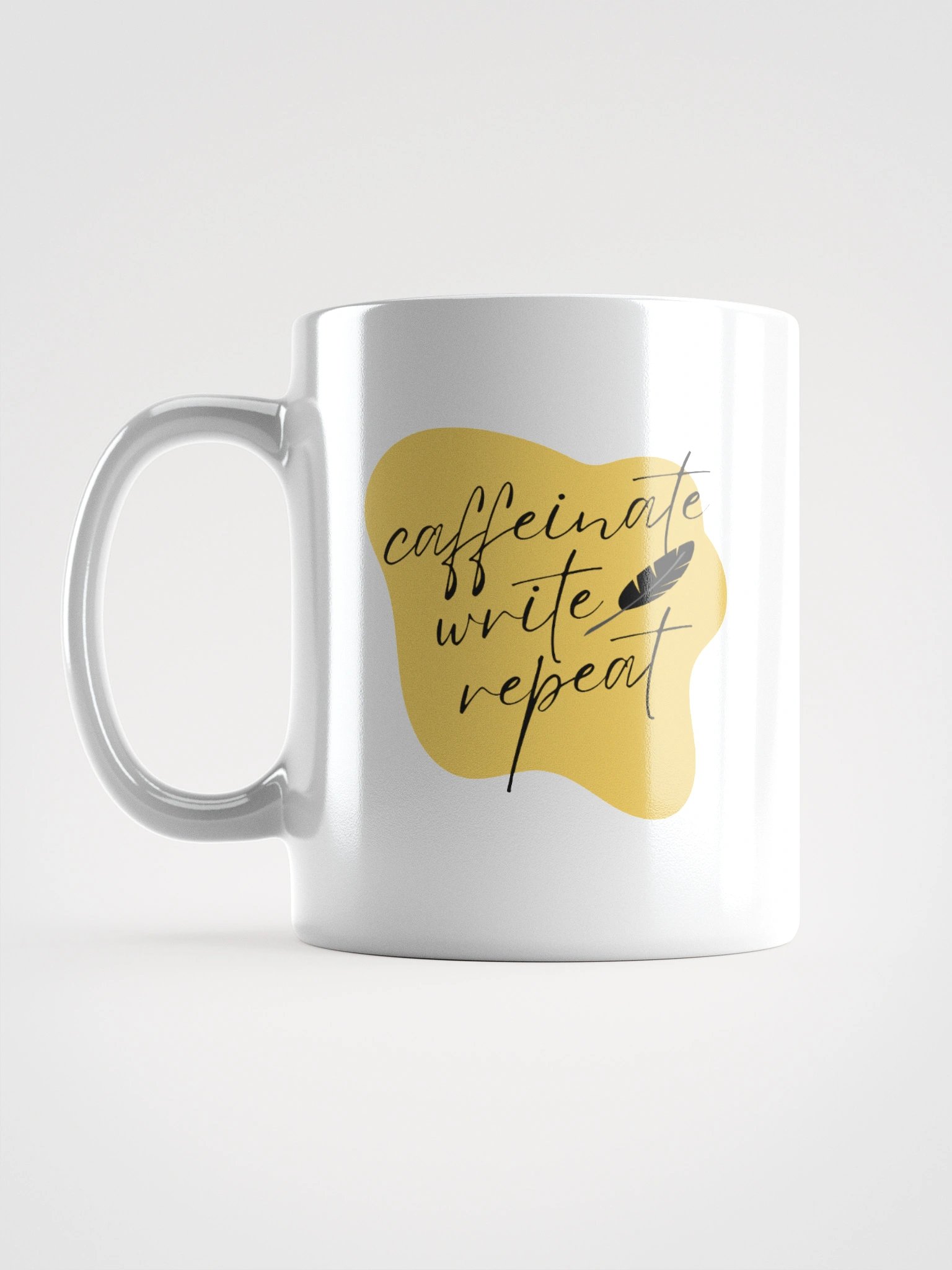Caffeinate, Write, Repeat Mug product image (1)