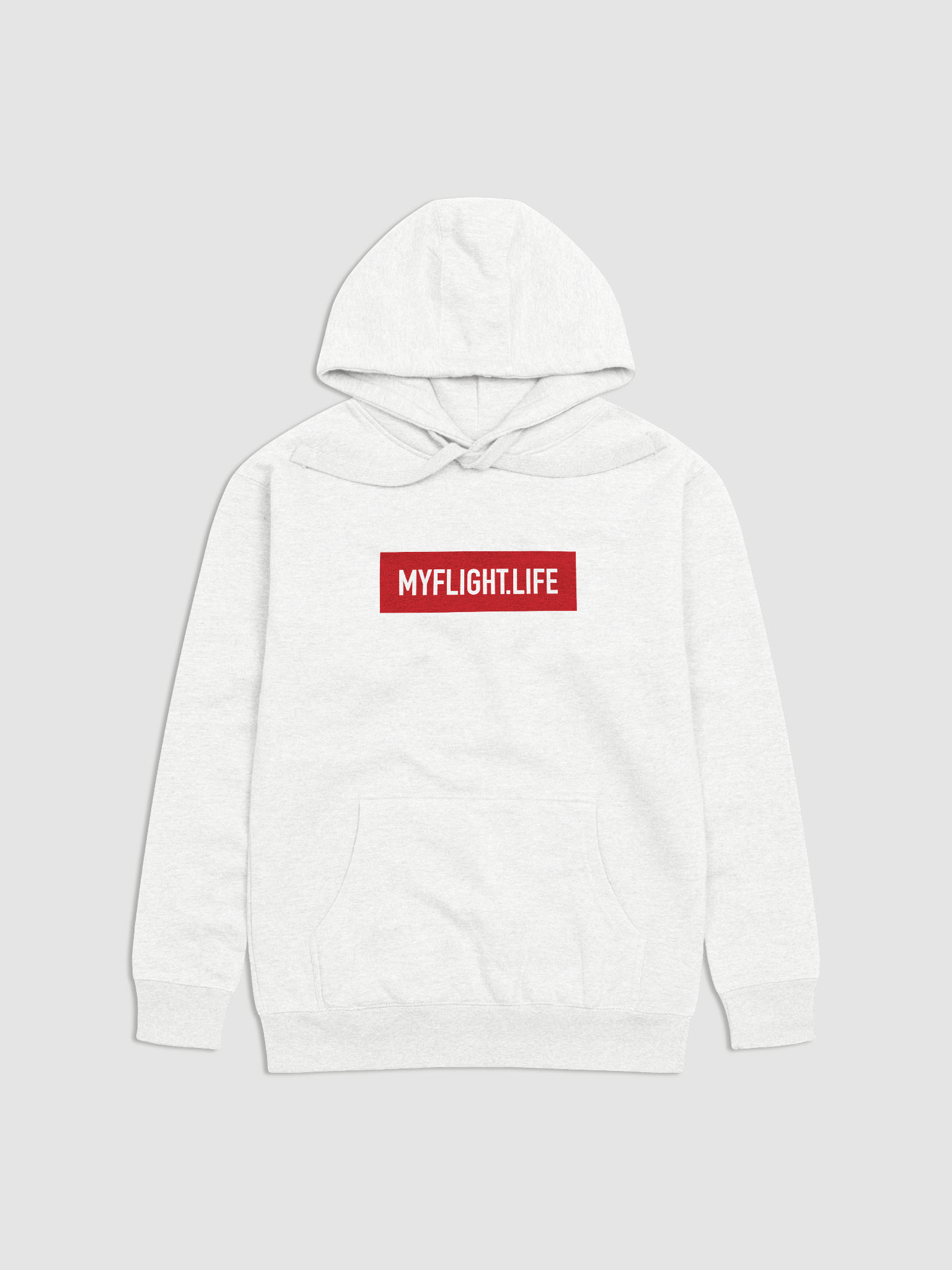 MYFLIGHT.LIFE WHITE | Hoodie For Flight Journal Keepers product image (1)