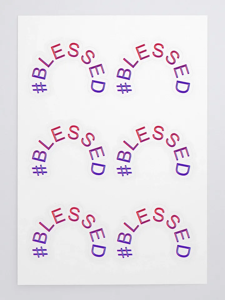 Blessed Sticker Sheet product image (1)