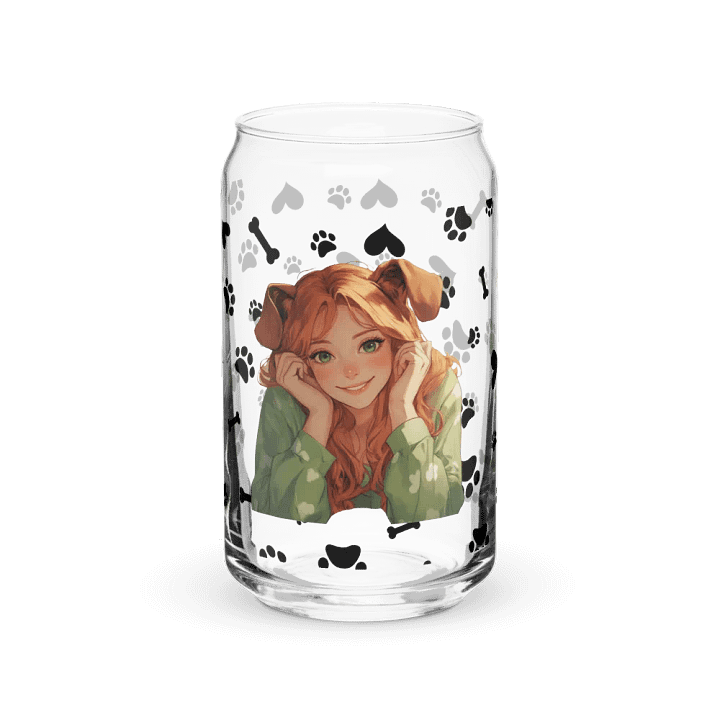 Bailey Dog Girl OC Glass Cup product image (2)