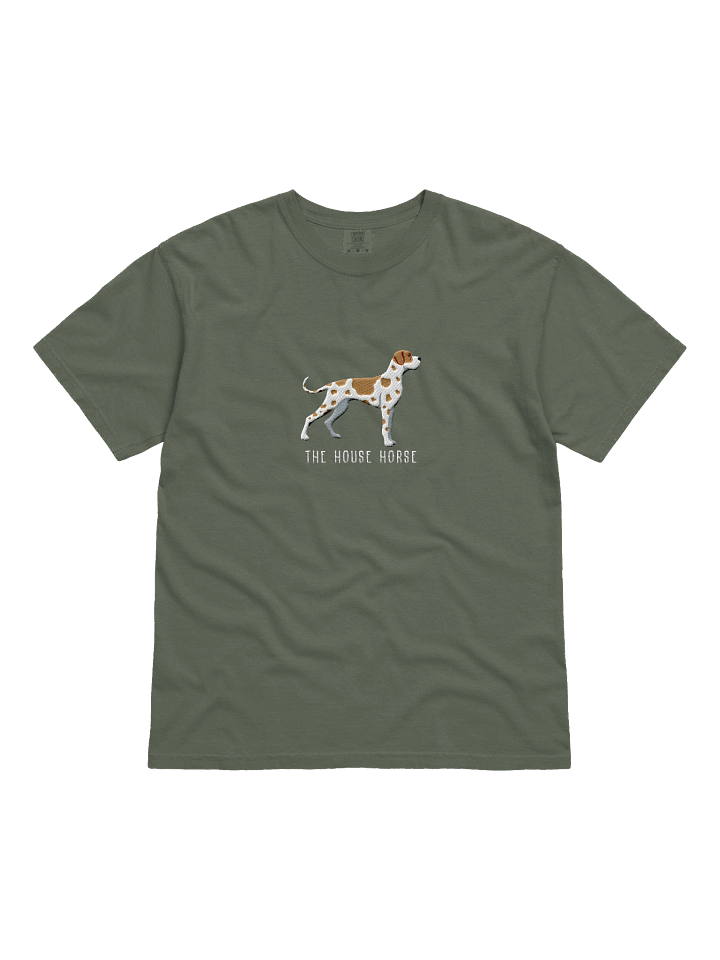 The House Horse T-Shirt(Embroidered) of a Great Dane(Fawn Harlequin) product image (21)