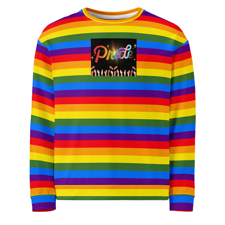 LGBTQIAP2S+ 2025, Pride Glow, Rainbow Sweatshirt product image (1)