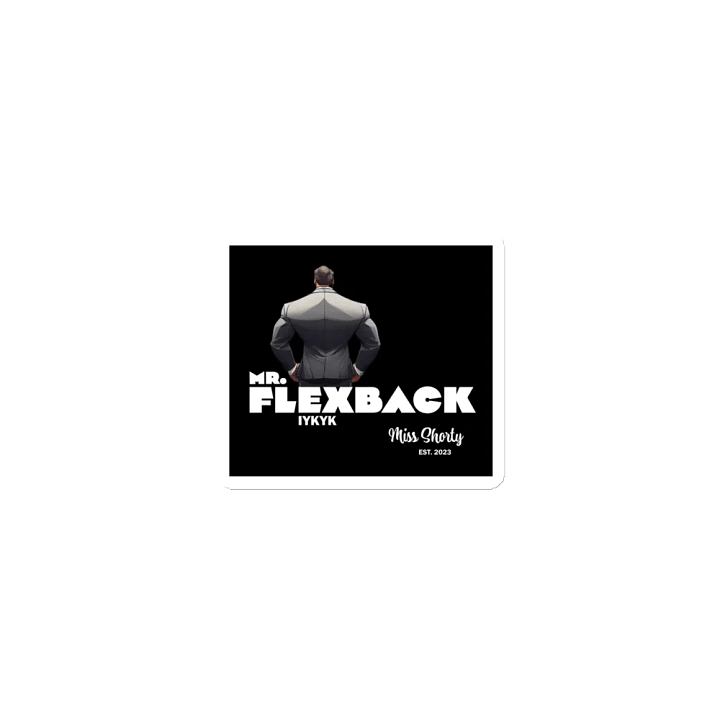 Mr. Flexback --IYKYK -- black magnet product image (1)