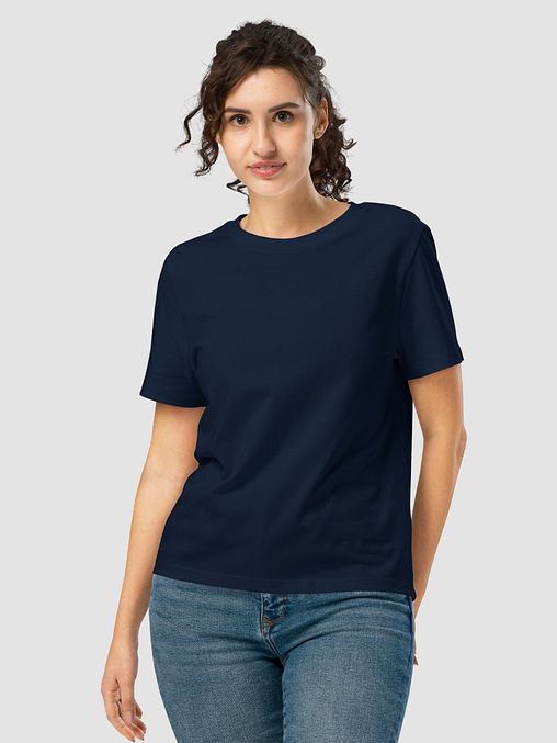 Photo showing Stanley/Stella Women's Organic Ribbed Neck T-Shirt