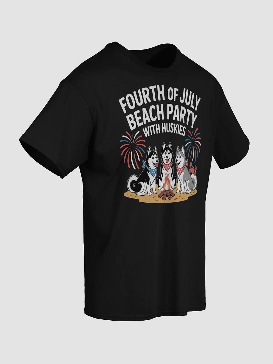 Husky Beach Party Fourth of July T-Shirt product image (20)